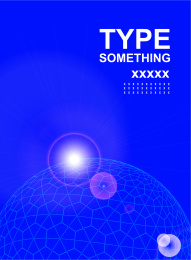 科技类汇报封面及海报模版