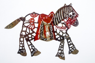 民间传统手艺皮影戏马