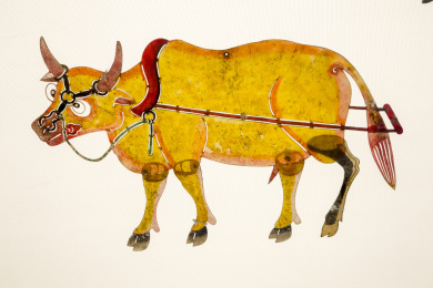 民间传统手艺皮影戏牛