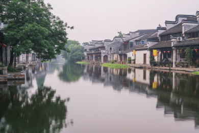 中国湖州历史悠久的著名的南浔古镇