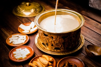  王爷府奶茶 Mongolian style milk tea