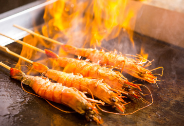 烤大虾 对虾 海虾
