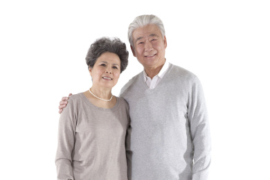 东方老夫妇的画像