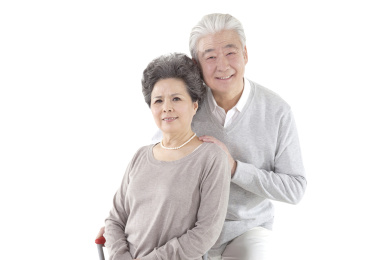 东方老夫妇的画像