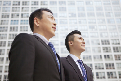 东方商务人士肖像