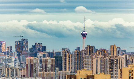 四川成都熊猫电视塔