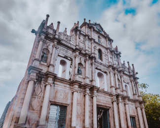 中国澳门大三巴牌坊