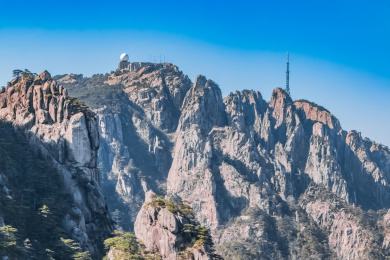 安徽省黄山市黄山风景区天海大峡谷自然景观