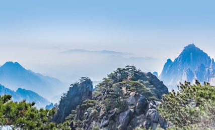 安徽省黄山市黄山风景区天海大峡谷自然景观 _站酷海洛_正版图片_视频