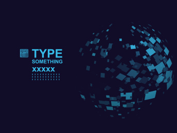 数字科技于大数据矢量