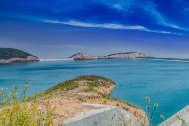 安徽省芜湖市响水涧水库蓄水池湿地自然景观