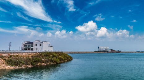 安徽省芜湖市响水涧水库蓄水池湿地自然景观