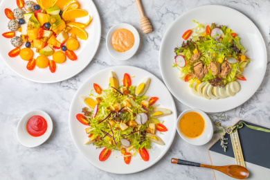 沙拉 水果沙拉 凯撒沙拉