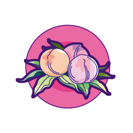 桃子图标 桃子 夏天