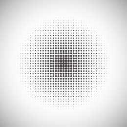 抽象网点背景设计，圆形层次艺术效果