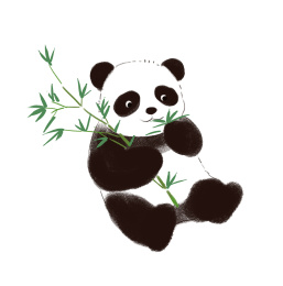 熊猫妈妈和孩子