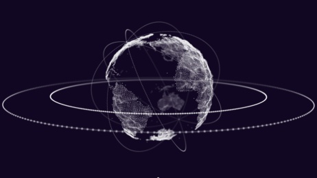 大数据抽象科技感背景图
