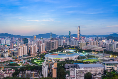 深圳城市天际线 深圳