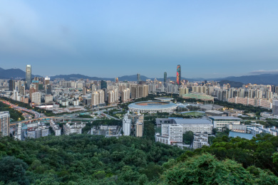 深圳城市天际线照片