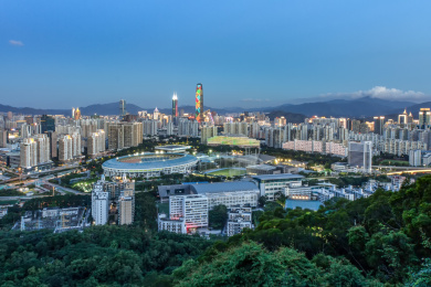深圳城市天际线照片