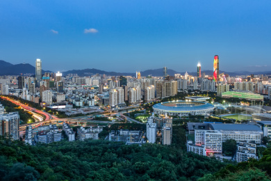 深圳城市天际线照片