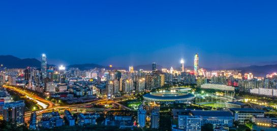 深圳城市夜景天际线