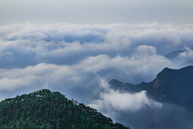 江西省九江市庐山含鄱口景区自然景观