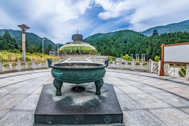 江西省九江市庐山五教文化祈福园广场建筑景观