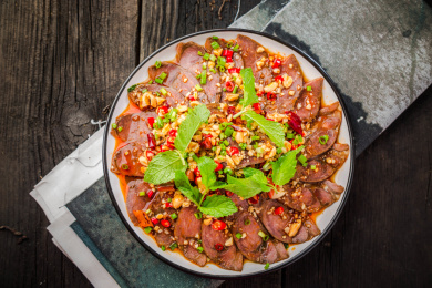 哈尼薄荷牛肉