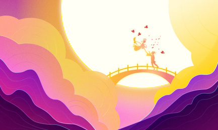 七夕情人节海报
