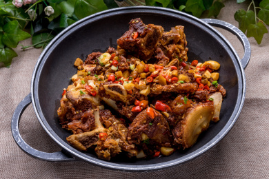 红烧牛骨烧牛肉 牛骨