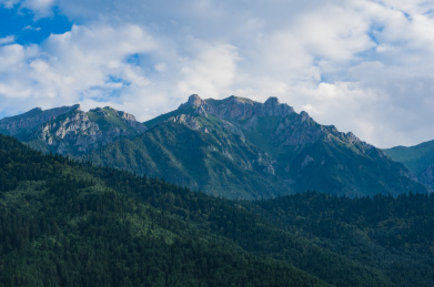 甘肃甘南迭部县虎头山自然风光