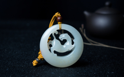 和田玉籽料挂件玉佩