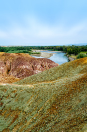 新疆五彩滩景区雅丹地貌