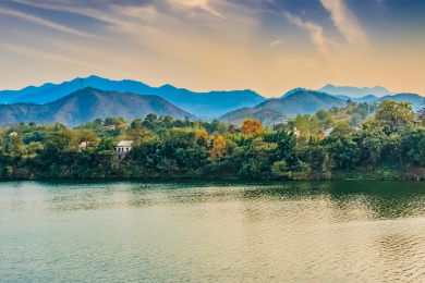 江西省景德镇市得雨生态园自然景观