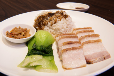 烧肉叉烧双拼饭,粤菜