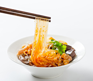 南京小吃鸭血粉丝汤