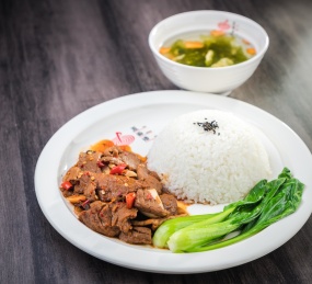 小炒肉米饭套餐