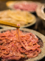四川特色成都特色火锅菜品 鸭肠