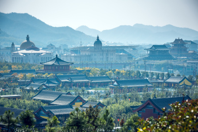 横店圆明新园春苑大景
