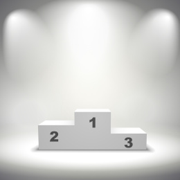 前三名得奖讲台设计