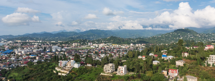 格鲁吉亚巴统城市全景