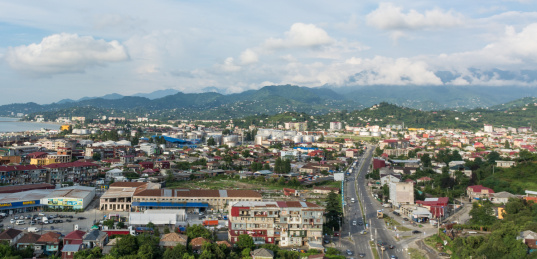 格鲁吉亚巴统城市全景