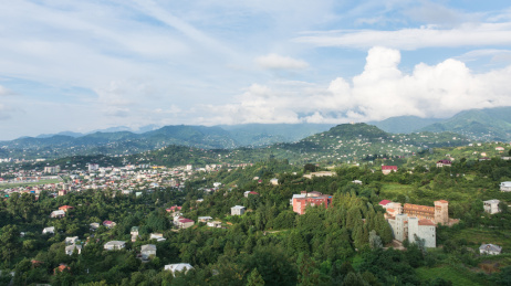 格鲁吉亚巴统城市全景