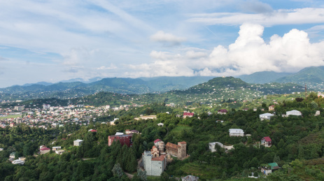 格鲁吉亚巴统城市全景