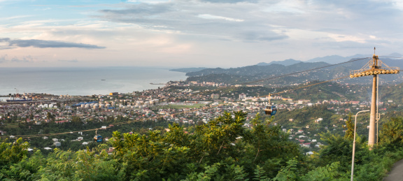 格鲁吉亚巴统城市全景