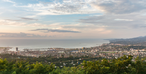 格鲁吉亚巴统城市全景
