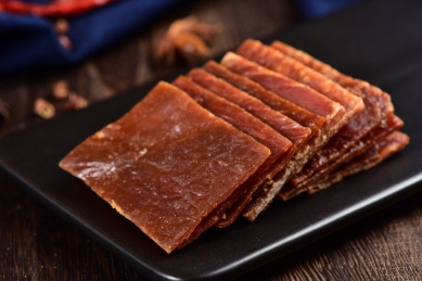 传统中国食品猪肉脯