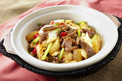 美味的中国菜，香锅牛杂