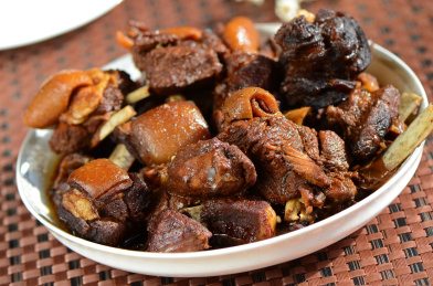 红烧羊肉美食摄影